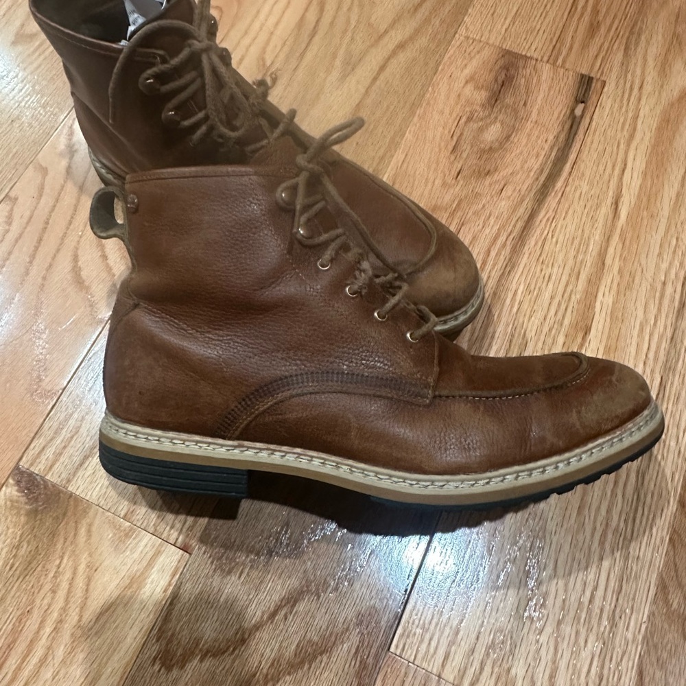 Timberland Men's Tan Leather Captoe Boots